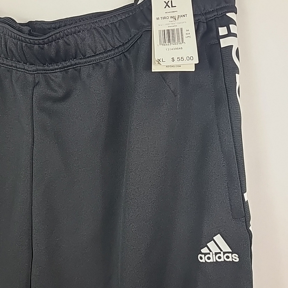 NEW Adidas Men's Tiro League Pants Black White Logo & Stripes Sz XL MSRP $55 - Picture 4 of 7